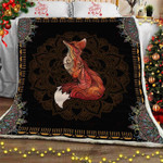 Fox Mandala Pattern GS-CL-DT1501 Sherpa Fleece Blanket - 1