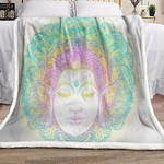 Colorful Buddha Mandala GS-CL-DT2606 Sherpa Fleece Blanket - 1