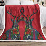 Mandala Deer XL2404519CL Fleece Blanket - 1