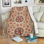 Pastel Ethnic Mandala CLH0111422F Fleece Blanket - 1