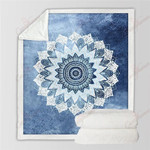 Cobalt Blue Mandala XL2404348CL Fleece Blanket - 1