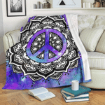 Peace Mandala AM2410368CL Sherpa Fleece Blanket - 1