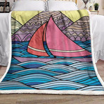Boat Mountain Mandala YU1504652CL Fleece Blanket - 1