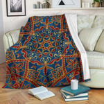 Bohemian Indian Mandala GS-CL-LD0707 Sherpa Fleece Blanket - 1
