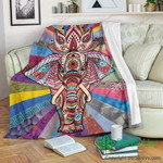 Mandala Elephant CLP2812184TT Fleece Blanket - 1