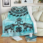 Elephant Mandala GS-CL-DT2606 Sherpa Fleece Blanket - 1