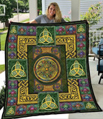 Mandala Flower With Triquetra YQ3003630CL Quilt Blanket - 1