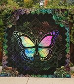 Butterfly Mandala DT1409522CL Quilt Blanket - 1