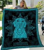 Labrador Retriever Mandala YW0906090CL Quilt Blanket - 1