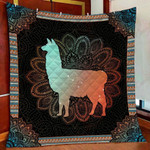 Llama Mandala XA1601489CL Quilt Blanket - 1