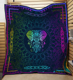 Mandala Brave Elephant GS-KL1101DS Quilt Blanket - 1