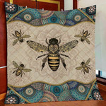 Bee Mandala GS-CL-LD2506 Quilt Blanket - 1
