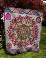 Mandala Flower Color GS-CL-KC0307 Quilt Blanket - 1