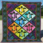 Turtle Mandala GS-CL-DD0808 Quilt Blanket - 1