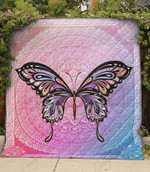 Butterfly Mandala KC0909681CL Quilt Blanket - 1