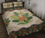 Sloth Vintage Mandala YW0502644CL Quilt Bed Set - 1