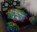Colorful Mandala Wolf YW0804354CL Quilt Bed Set - 1