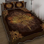 Dragonfly Mandala YU0704464CL Quilt Bed Set - 1