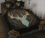 Deer Mandala Watercolor Inspo YW2205397CL Quilt Bed Set - 1