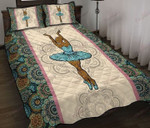 Ballet Dancer Mandala YW0107132CL Quilt Bed Set - 1