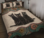 Cats Mandala YW2501107CL Quilt Bed Set - 1