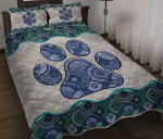 Dog Vintage Mandala G B T YW2601377CL Quilt Bed Set - 1
