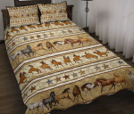 Horse Mandala YW1905452CL Quilt Bed Set - 1