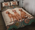 Vizsla Mandala YW0602675CL Quilt Bed Set - 1