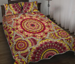 Sangria Mandala Bohemian Pattern YW1801056CL Quilt Bed Set - 1