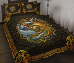 Dragon Mandala Style Black YW1805854CL Quilt Bed Set - 1
