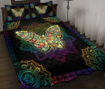 Colorful Mandala Butterfly YW0804347CL Quilt Bed Set - 1