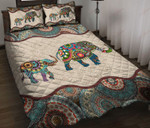 Wonderful Elephant Mandala XA1501288CL Quilt Bed Set - 1