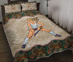 Hockey Vintage Mandala YW0102756CL Quilt Bed Set - 1