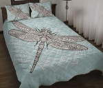 Dragonfly Mandala Blue YW2701664CL Quilt Bed Set - 1