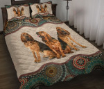 Bloodhound Mandala YW2201656CL Quilt Bed Set - 1