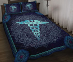 Nurse Mandala Blue YQ1503012CL Quilt Bed Set - 1