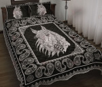 Horse Mandala White YW0202052CL Quilt Bed Set - 1