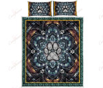 Dog Paw Visionary Mandala YW0601062CL Quilt Bed Set - 1