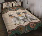 Schnauzer Mandala YW0502359CL Quilt Bed Set - 1