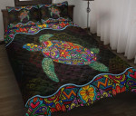 Vivid Mandala Turtle YW1401342CL Quilt Bed Set - 1