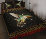 Hummingbird Mandala Style Brown YW1905474CL Quilt Bed Set - 1