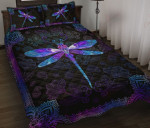 Lovely Dragonfly Mandala YW1901220CL Quilt Bed Set - 1
