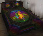 Turtle Color Mandala YW1906483CL Quilt Bed Set - 1