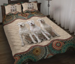 Dogo Argentino Mandala YW2701525CL Quilt Bed Set - 1