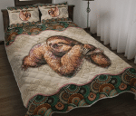 Sloth Vintage Mandala YW1801302CL Quilt Bed Set - 1
