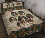 Boxer Dog Vintage Mandala YW2201706CL Quilt Bed Set - 1