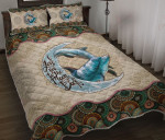 Dolphin Vintage Mandala YW2701532CL Quilt Bed Set - 1