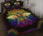 Bee Colorful Mandala YW2201607CL Quilt Bed Set - 1