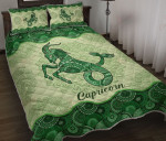 Capricorn Vintage Mandala Green YW2601252CL Quilt Bed Set - 1