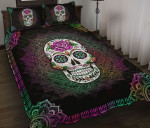 Mandala Skull YW1401281CL Quilt Bed Set - 1